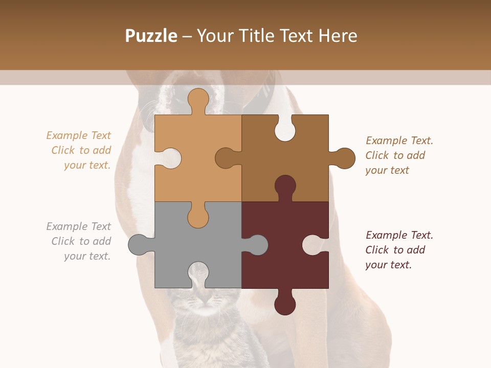 Courageous Breed Animals PowerPoint Template