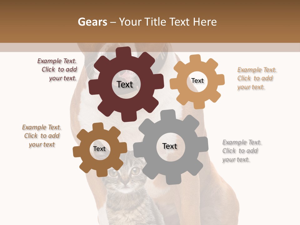 Courageous Breed Animals PowerPoint Template