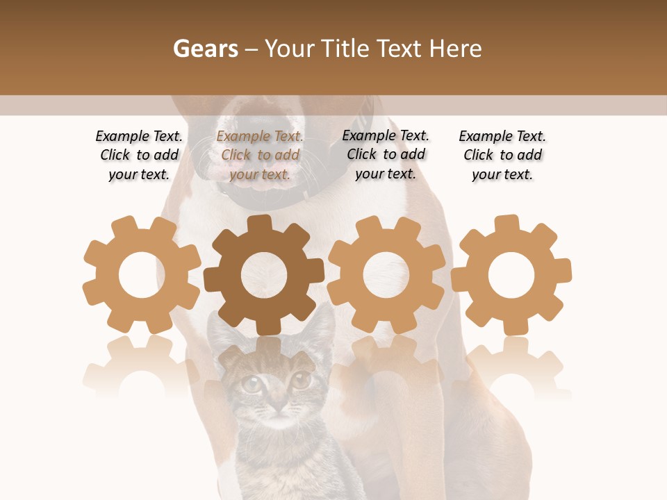 Courageous Breed Animals PowerPoint Template