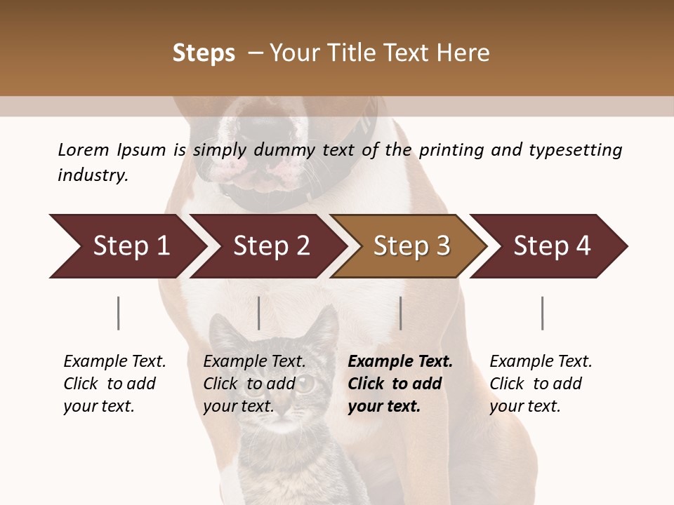 Courageous Breed Animals PowerPoint Template