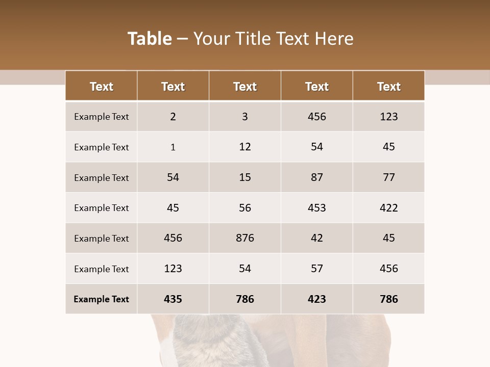 Courageous Breed Animals PowerPoint Template