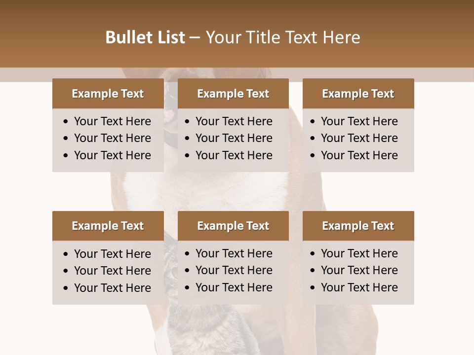 Courageous Breed Animals PowerPoint Template