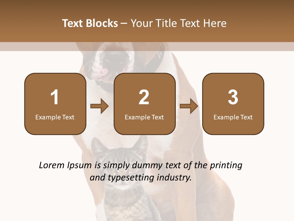 Courageous Breed Animals PowerPoint Template