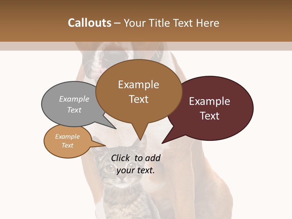 Courageous Breed Animals PowerPoint Template