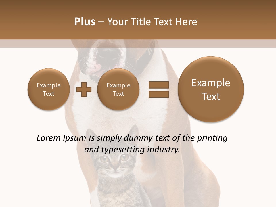 Courageous Breed Animals PowerPoint Template