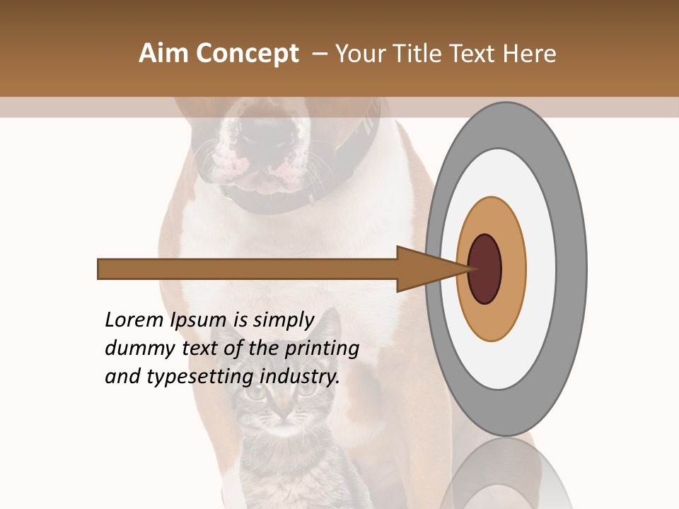 Courageous Breed Animals PowerPoint Template
