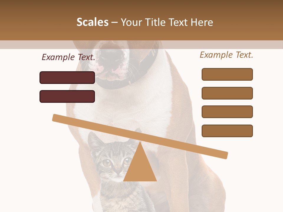 Courageous Breed Animals PowerPoint Template