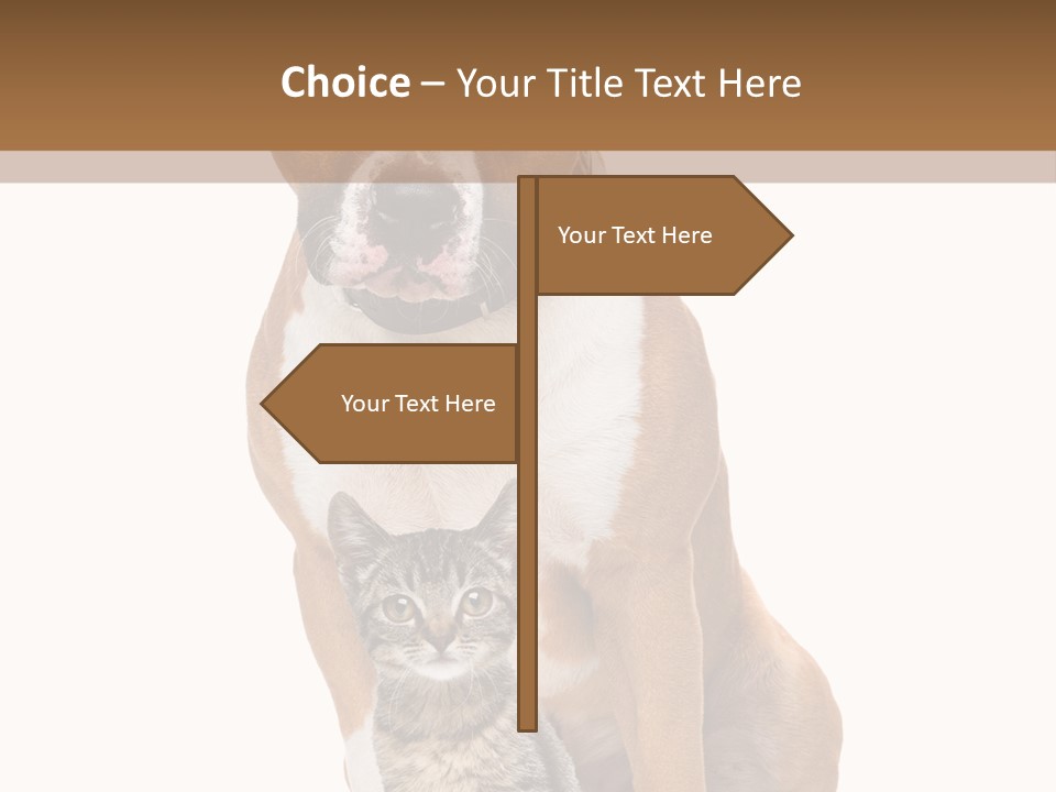 Courageous Breed Animals PowerPoint Template