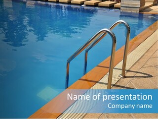 Water Bright Summer PowerPoint Template