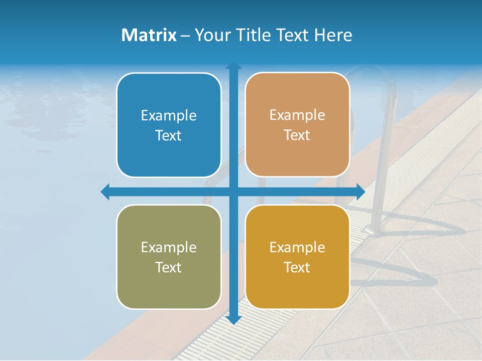 Water Bright Summer PowerPoint Template