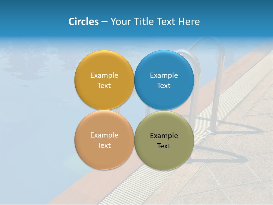 Water Bright Summer PowerPoint Template