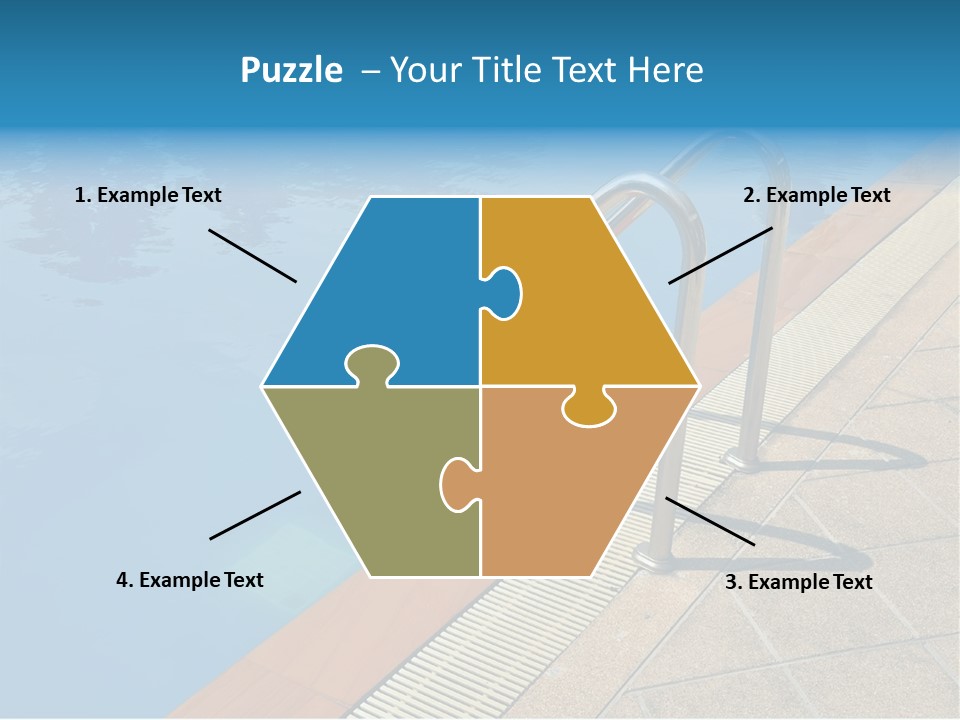 Water Bright Summer PowerPoint Template