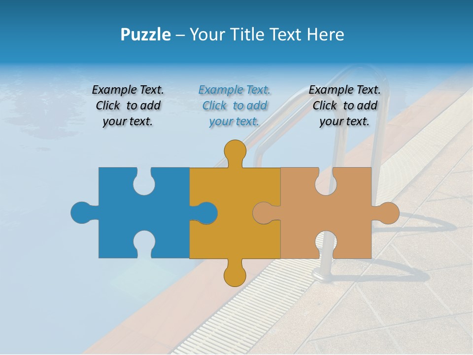 Water Bright Summer PowerPoint Template