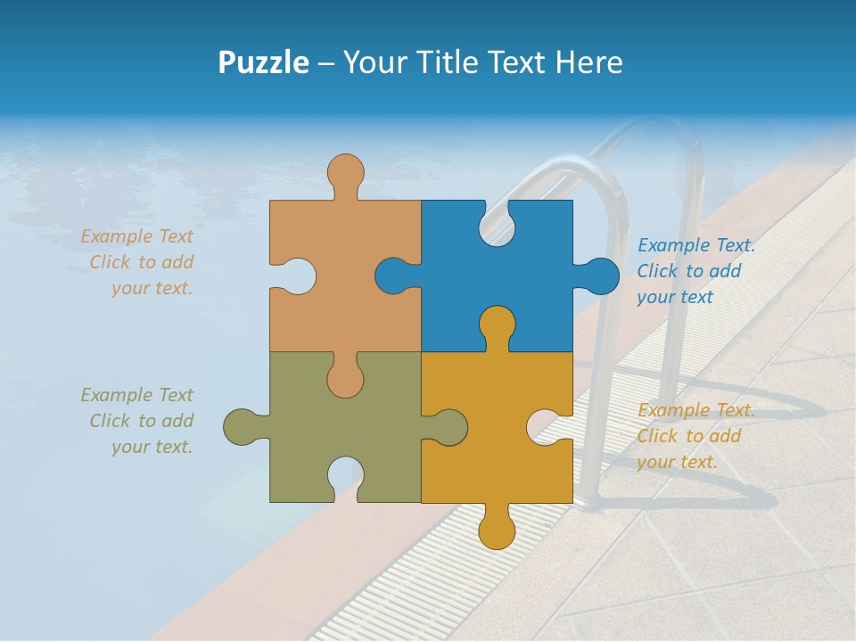 Water Bright Summer PowerPoint Template