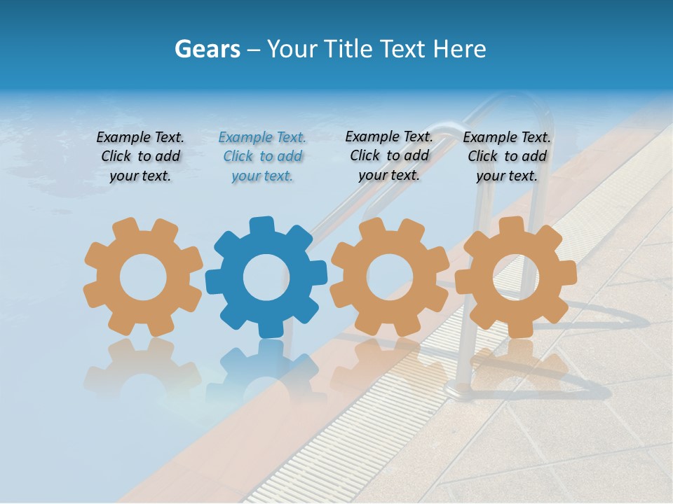 Water Bright Summer PowerPoint Template