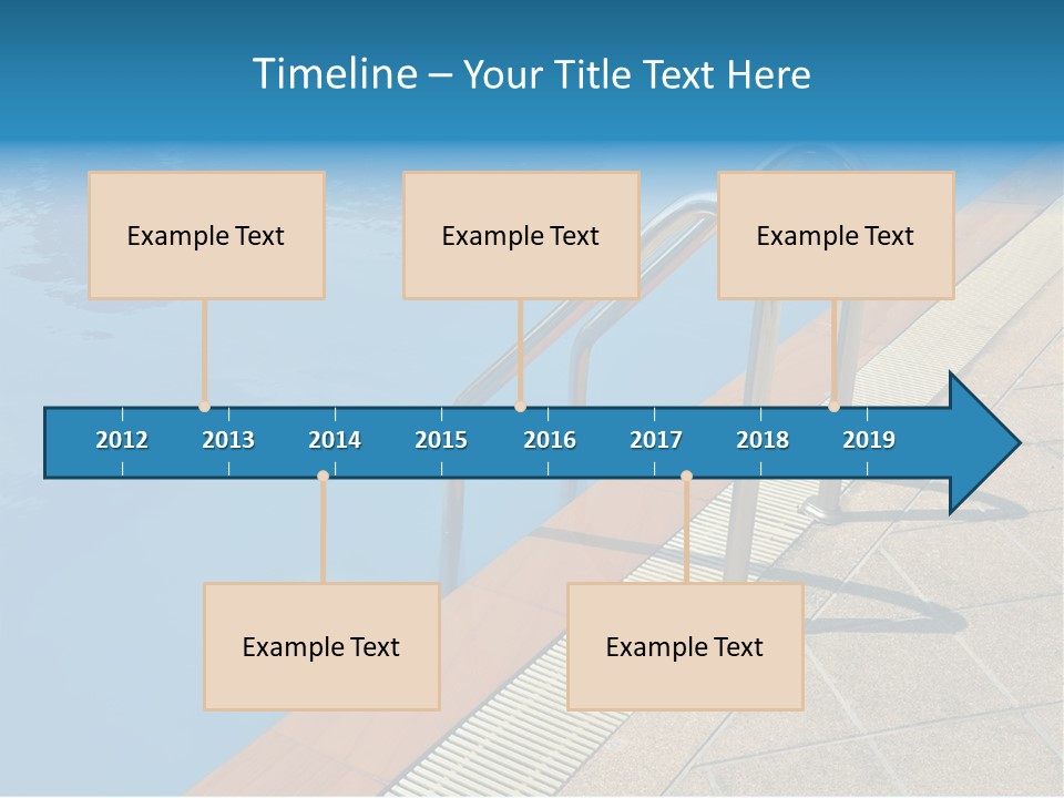 Water Bright Summer PowerPoint Template