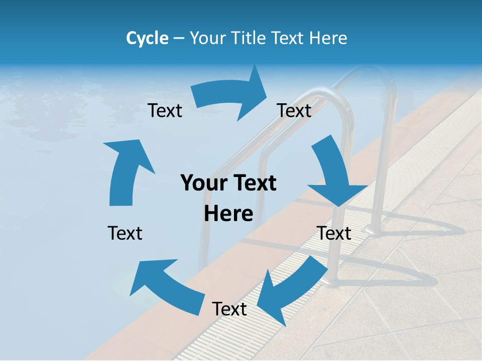 Water Bright Summer PowerPoint Template