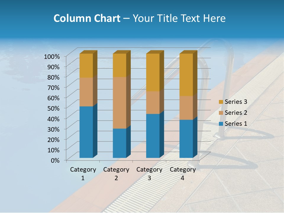 Water Bright Summer PowerPoint Template