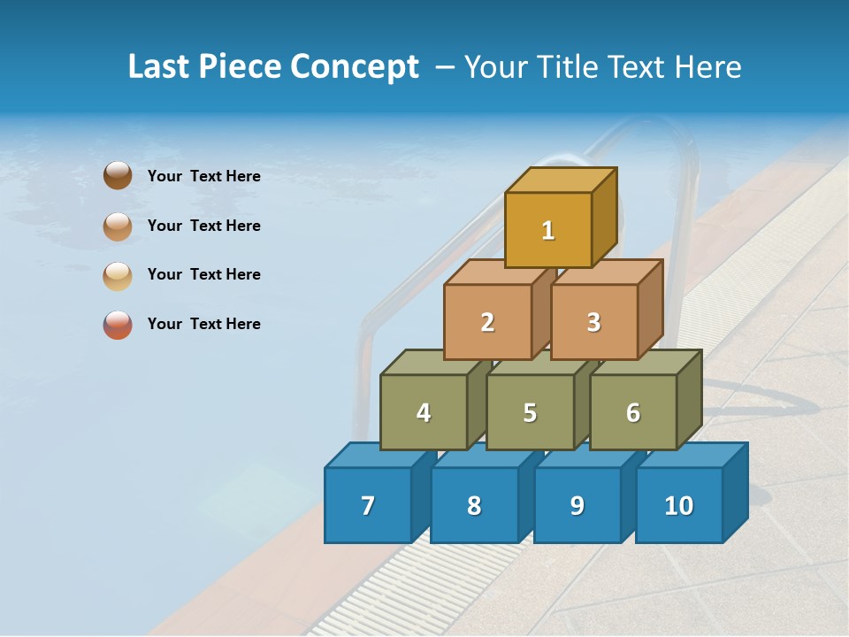 Water Bright Summer PowerPoint Template