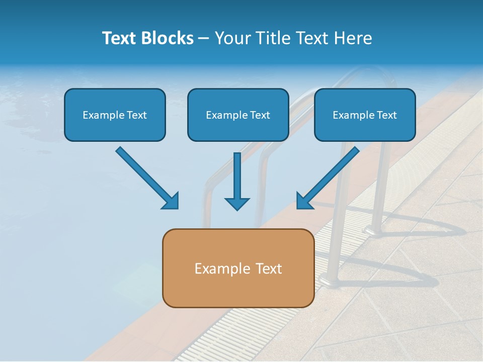 Water Bright Summer PowerPoint Template