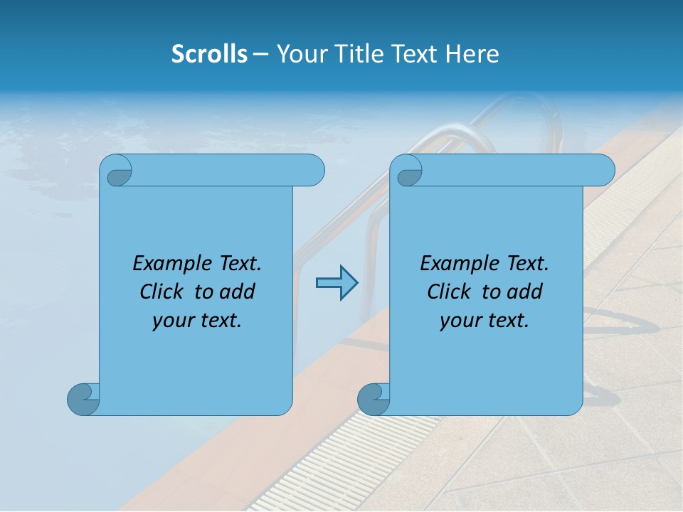 Water Bright Summer PowerPoint Template