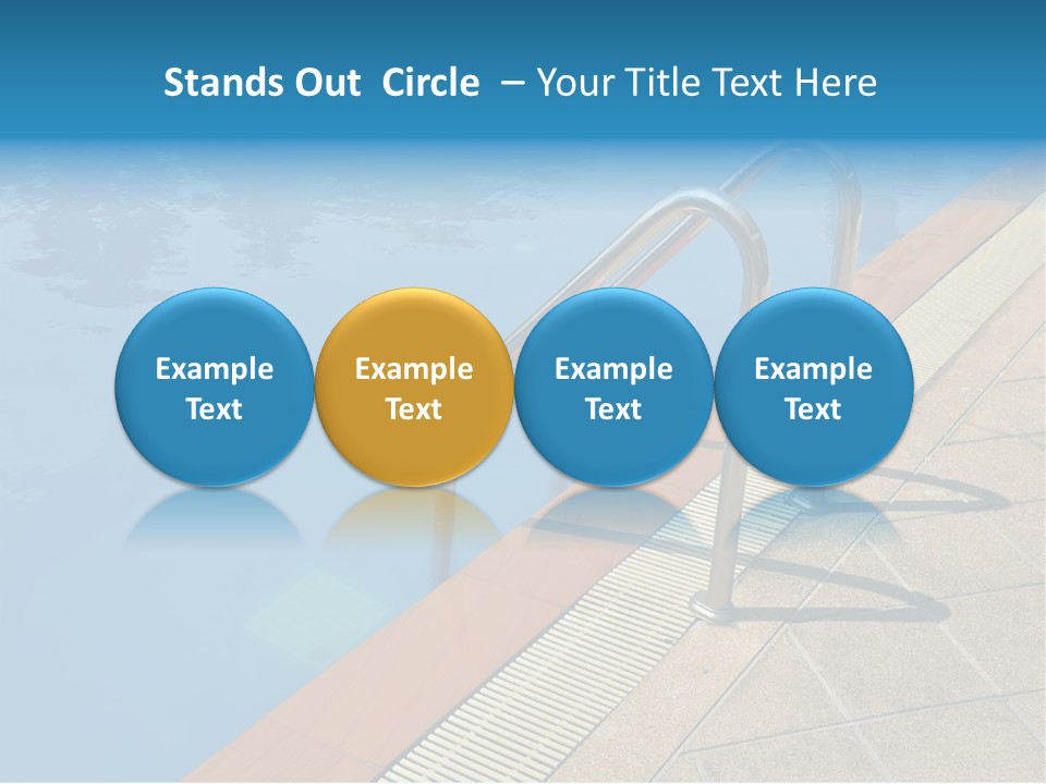 Water Bright Summer PowerPoint Template