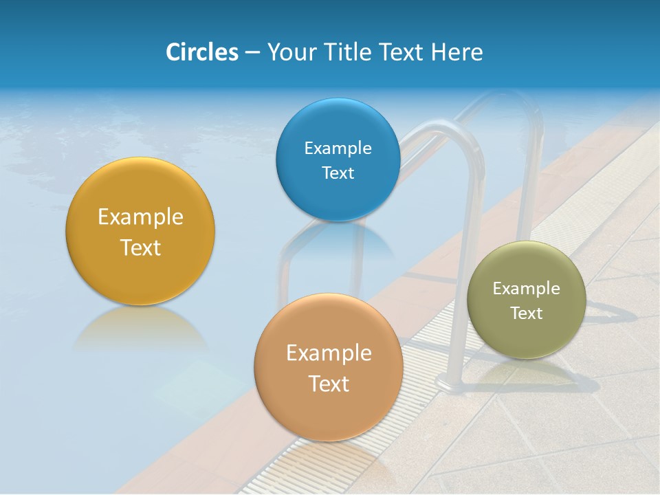 Water Bright Summer PowerPoint Template