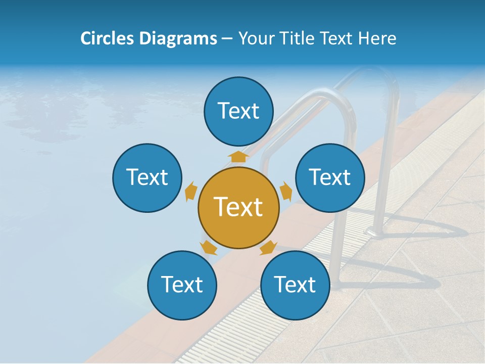 Water Bright Summer PowerPoint Template