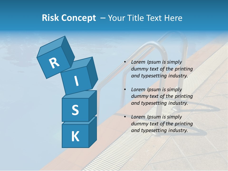 Water Bright Summer PowerPoint Template