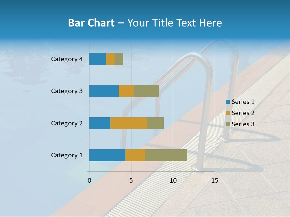 Water Bright Summer PowerPoint Template