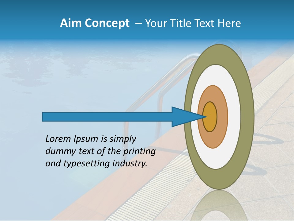 Water Bright Summer PowerPoint Template