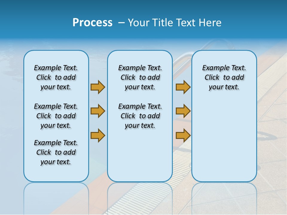 Water Bright Summer PowerPoint Template