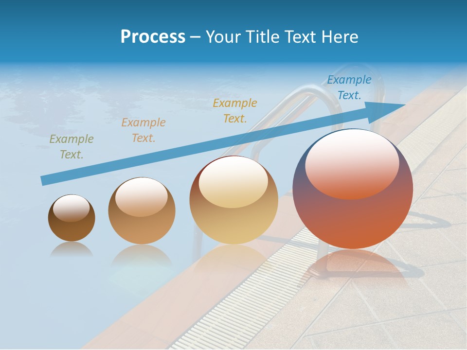 Water Bright Summer PowerPoint Template