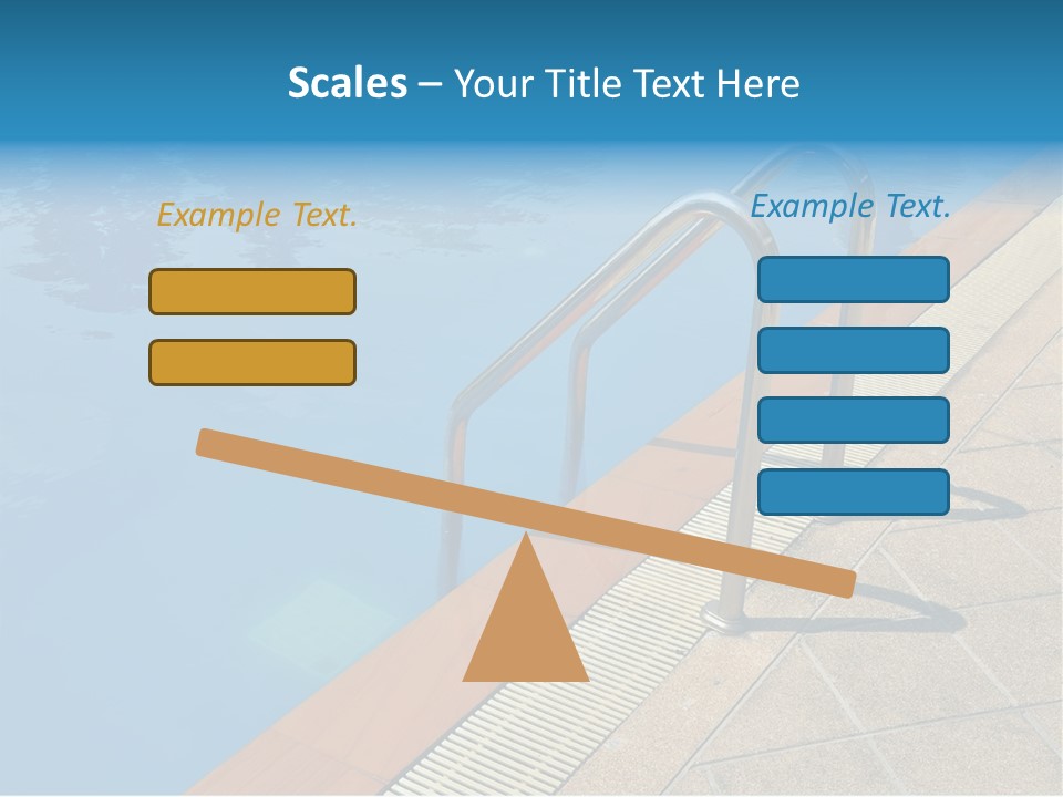 Water Bright Summer PowerPoint Template