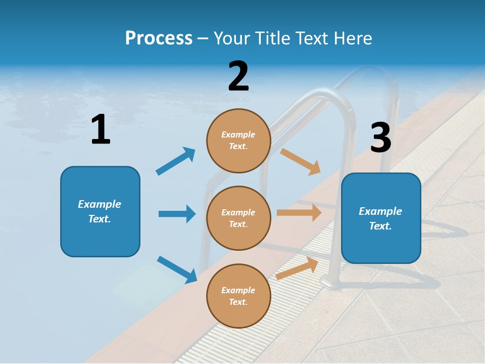 Water Bright Summer PowerPoint Template