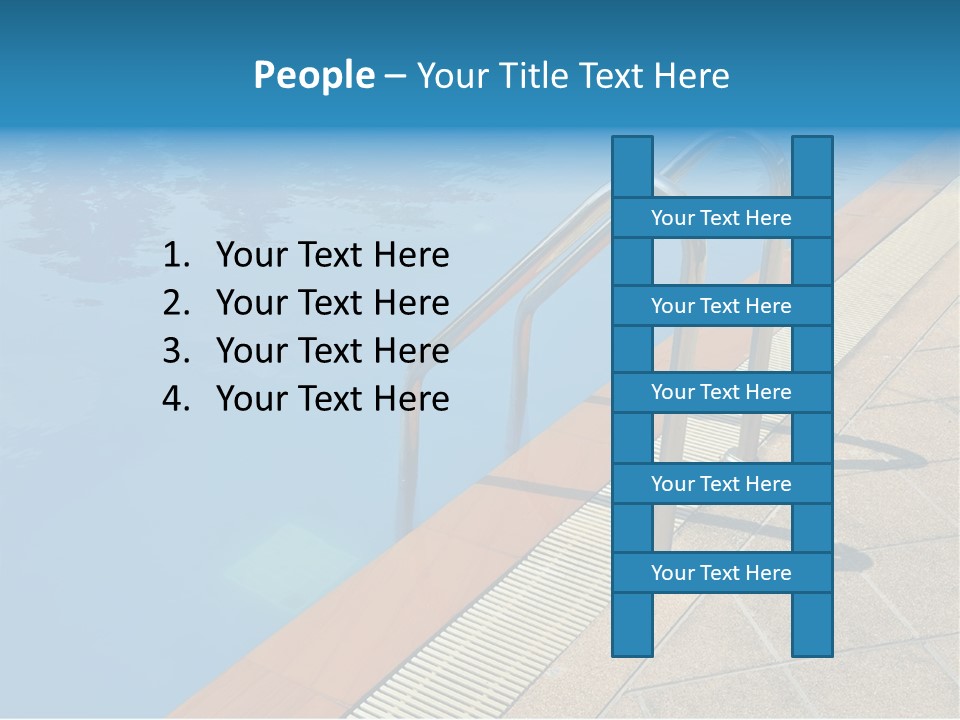 Water Bright Summer PowerPoint Template