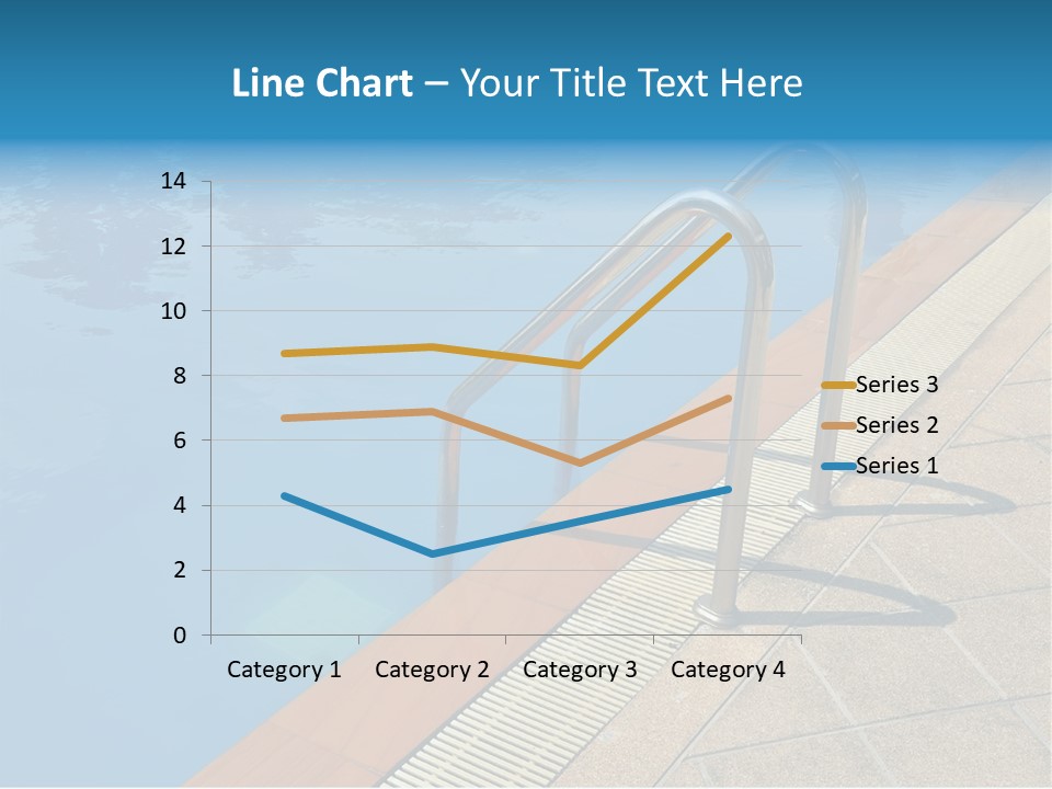 Water Bright Summer PowerPoint Template