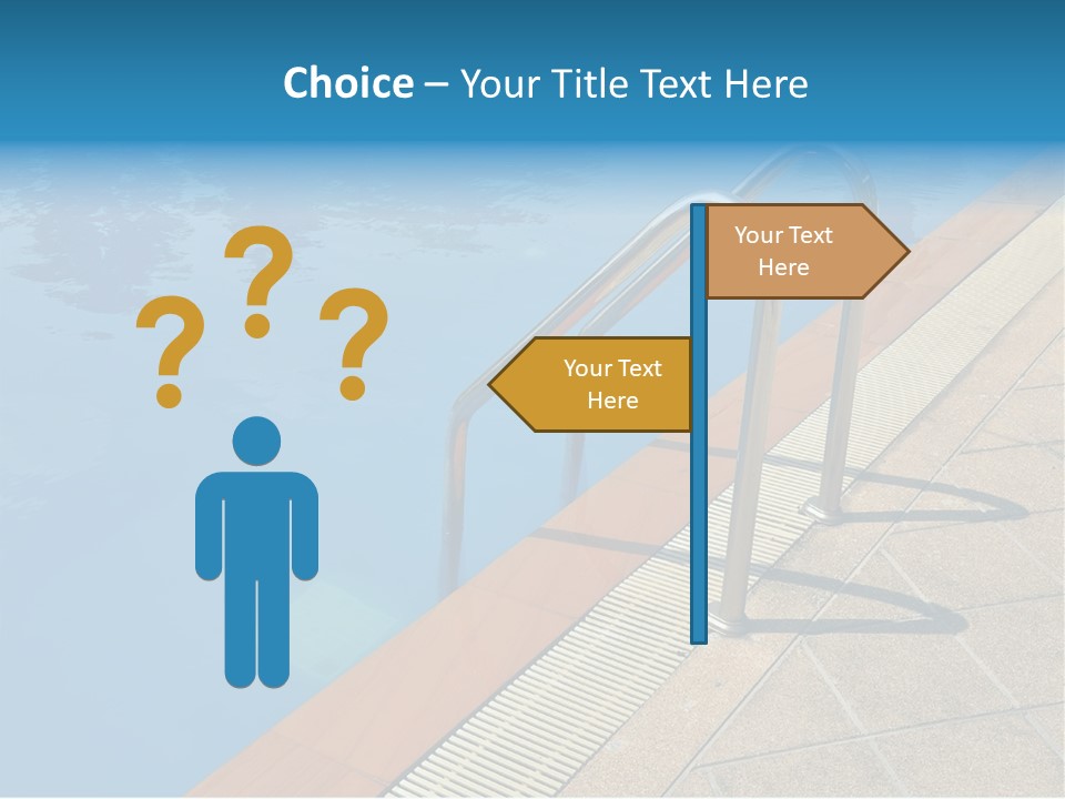 Water Bright Summer PowerPoint Template