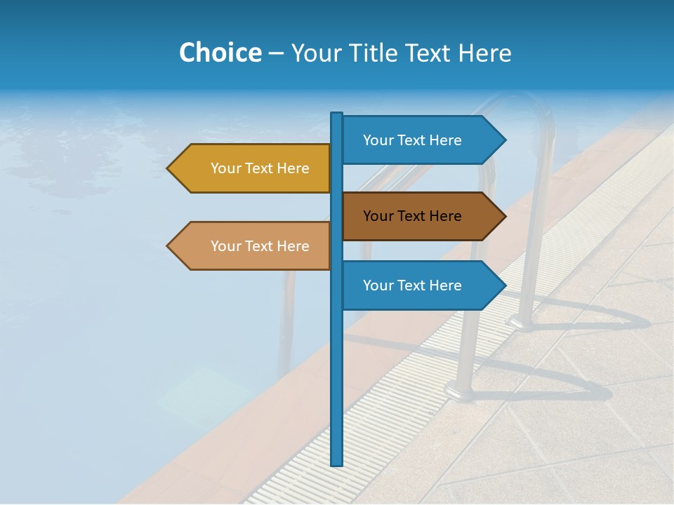 Water Bright Summer PowerPoint Template