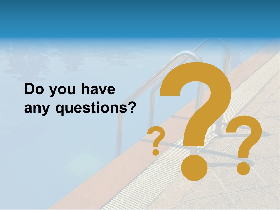 Water Bright Summer PowerPoint Template