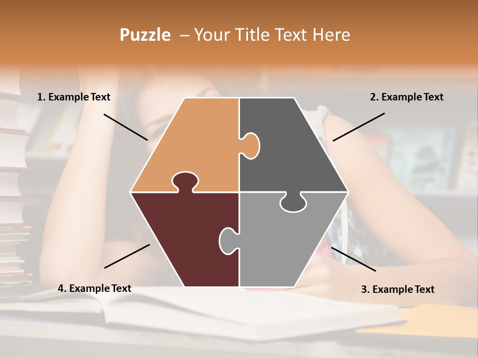 Friendly College Sitting PowerPoint Template
