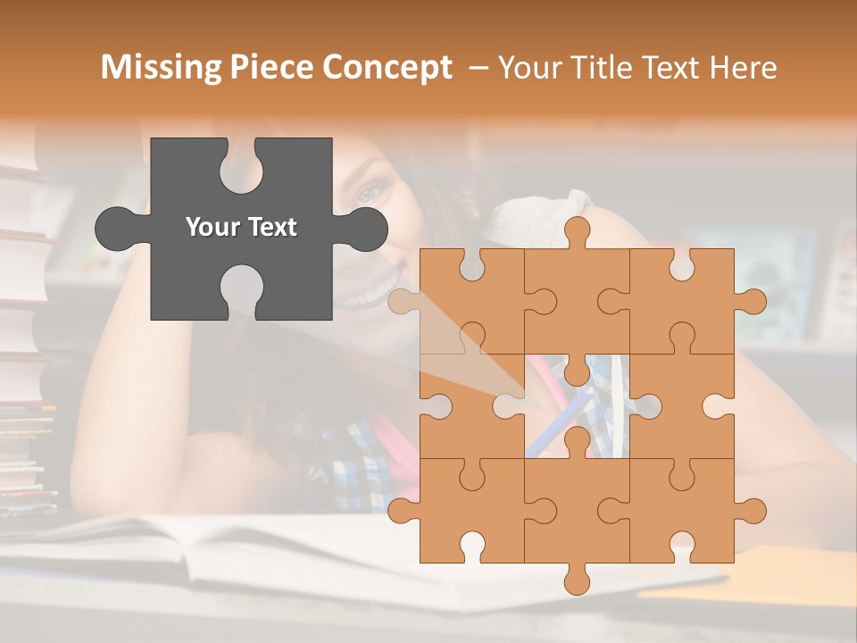 Friendly College Sitting PowerPoint Template