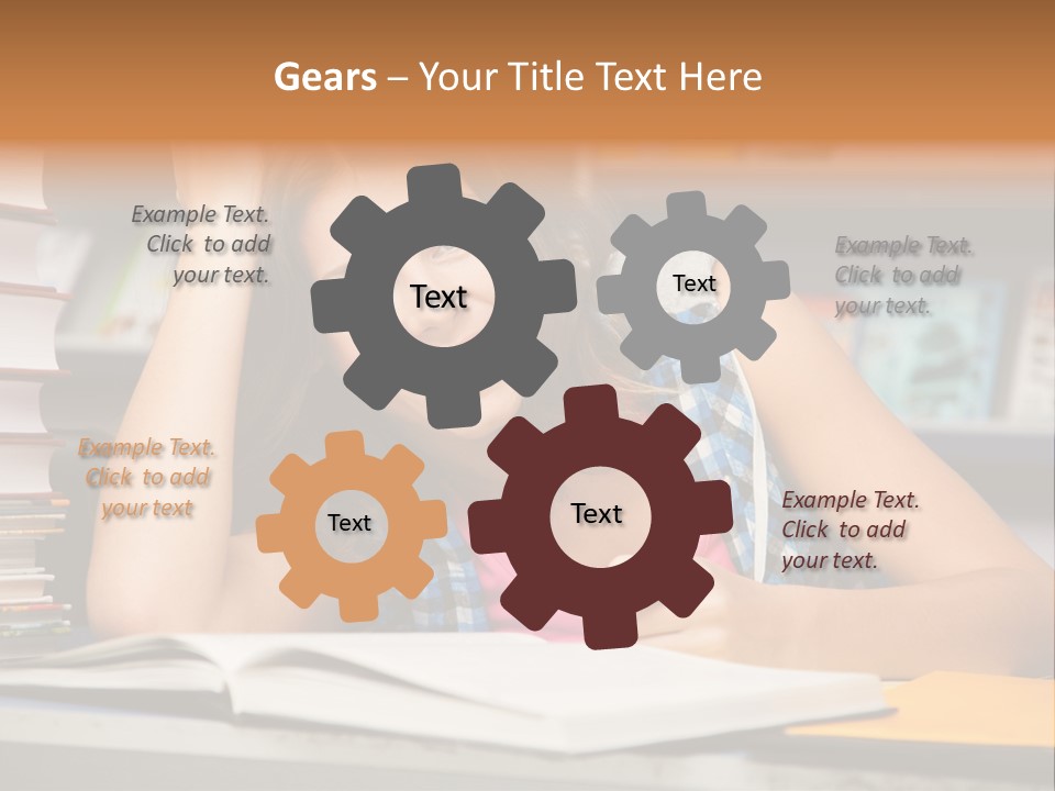 Friendly College Sitting PowerPoint Template