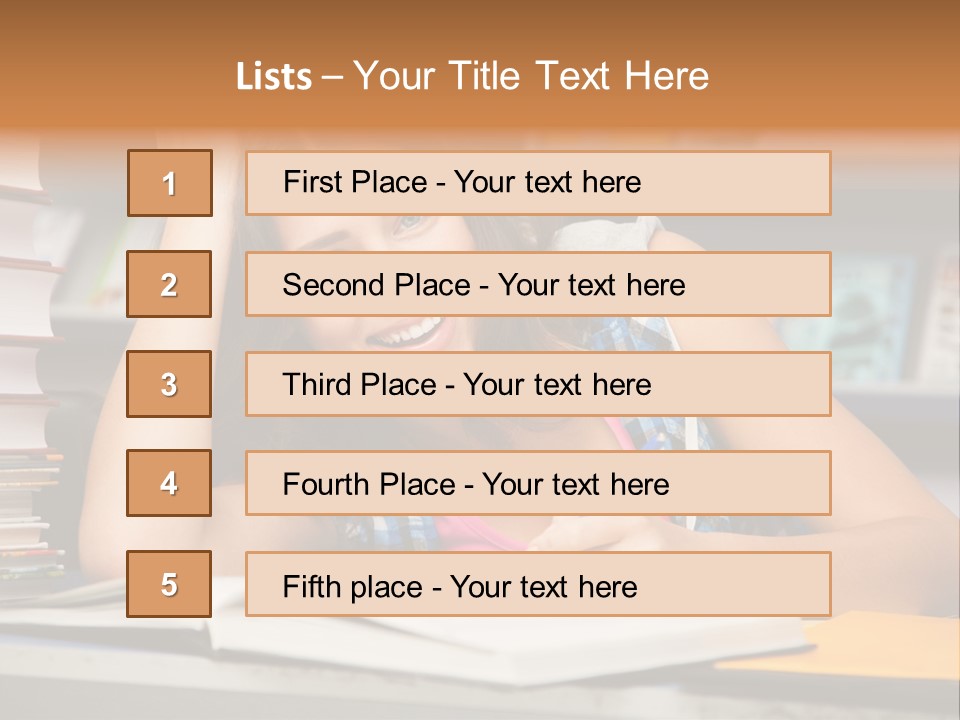 Friendly College Sitting PowerPoint Template