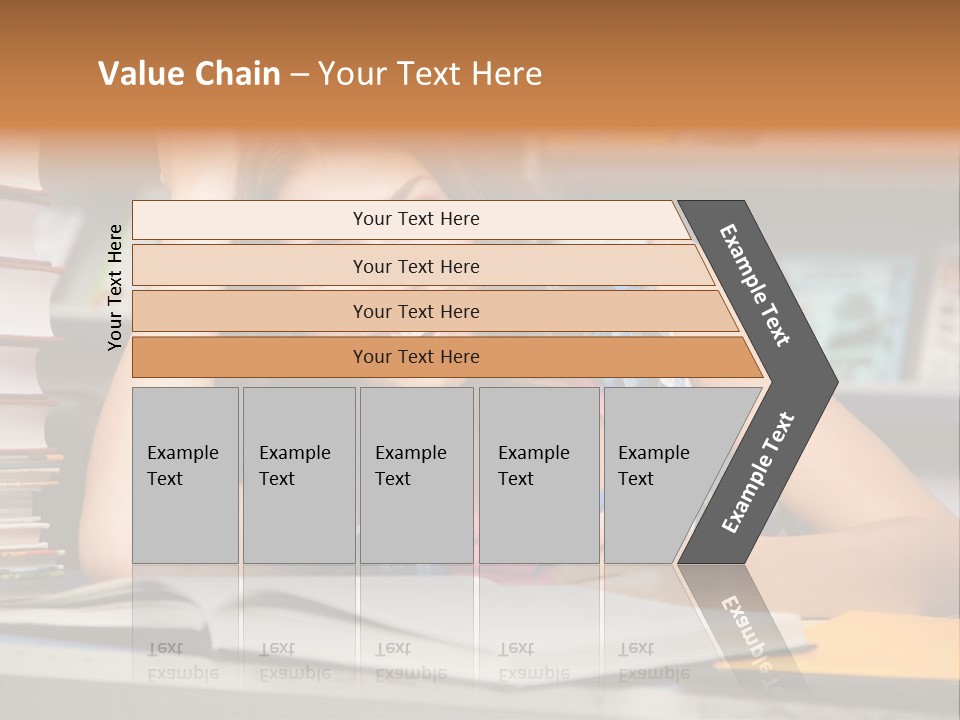 Friendly College Sitting PowerPoint Template