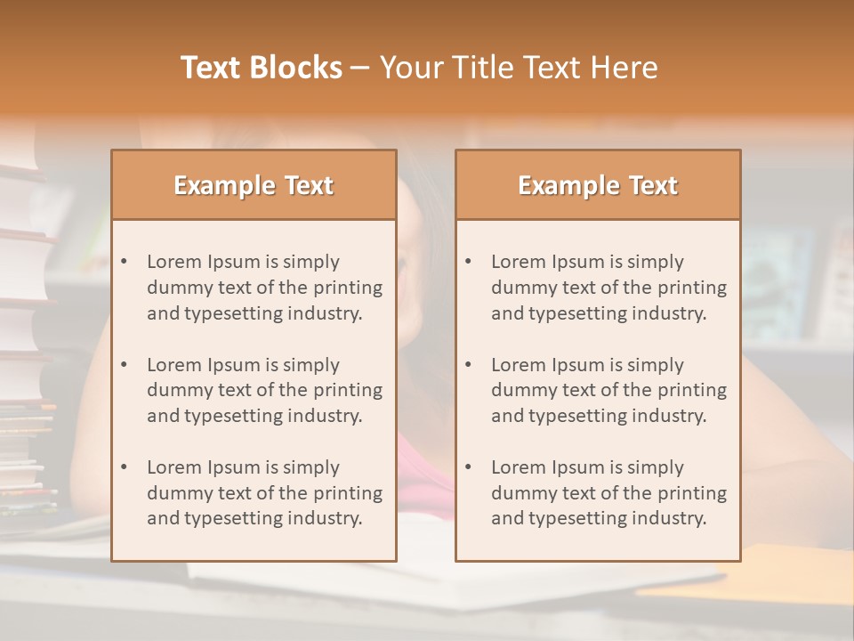 Friendly College Sitting PowerPoint Template