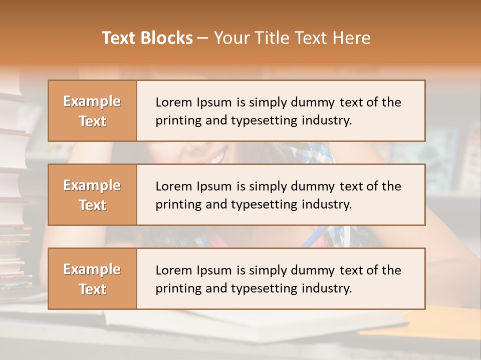 Friendly College Sitting PowerPoint Template