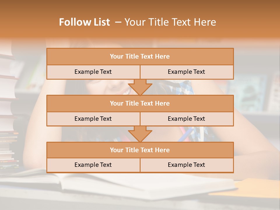 Friendly College Sitting PowerPoint Template