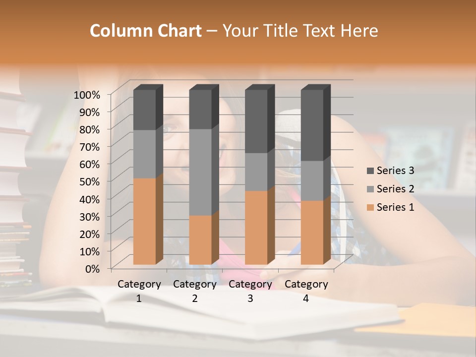 Friendly College Sitting PowerPoint Template