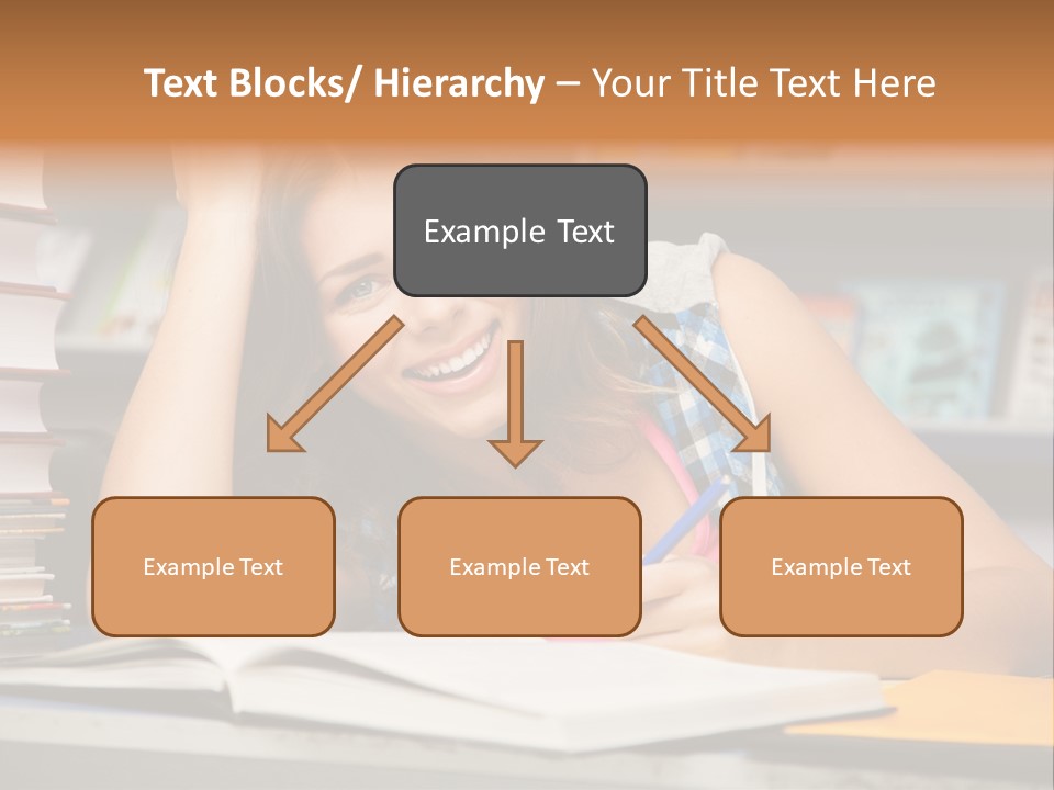 Friendly College Sitting PowerPoint Template